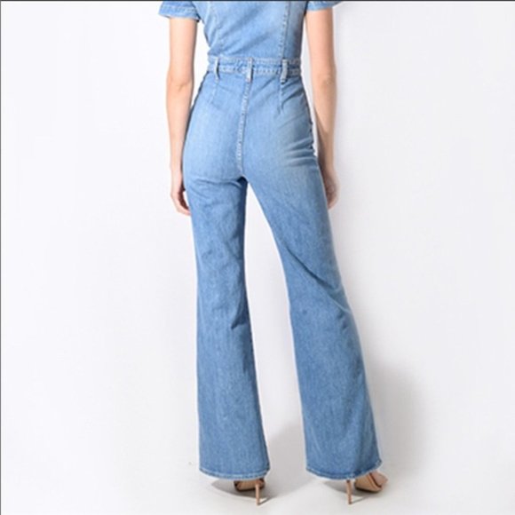 Alice Olivia Jumpsuit Denim USA 28 - Picture 5 of 13